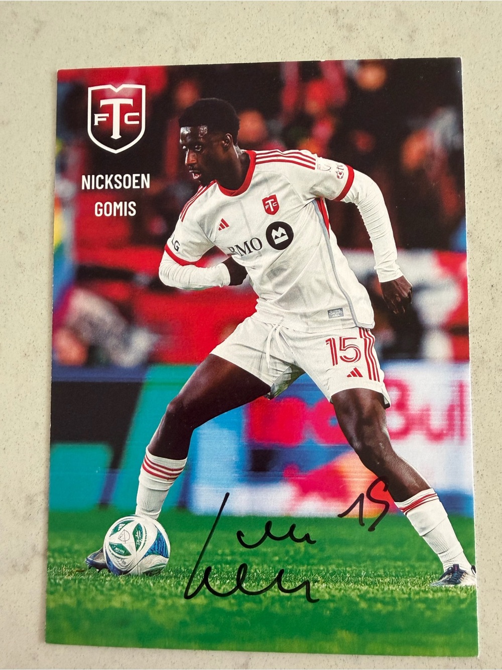 Nicksoen Gomis Signed Toronto FC Photo